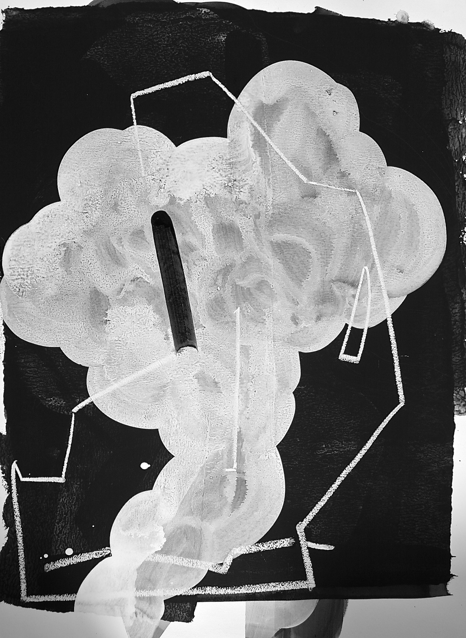 Emma Smith, Executive Dean ,Mixed media on paper, 600 x 900mm 2014