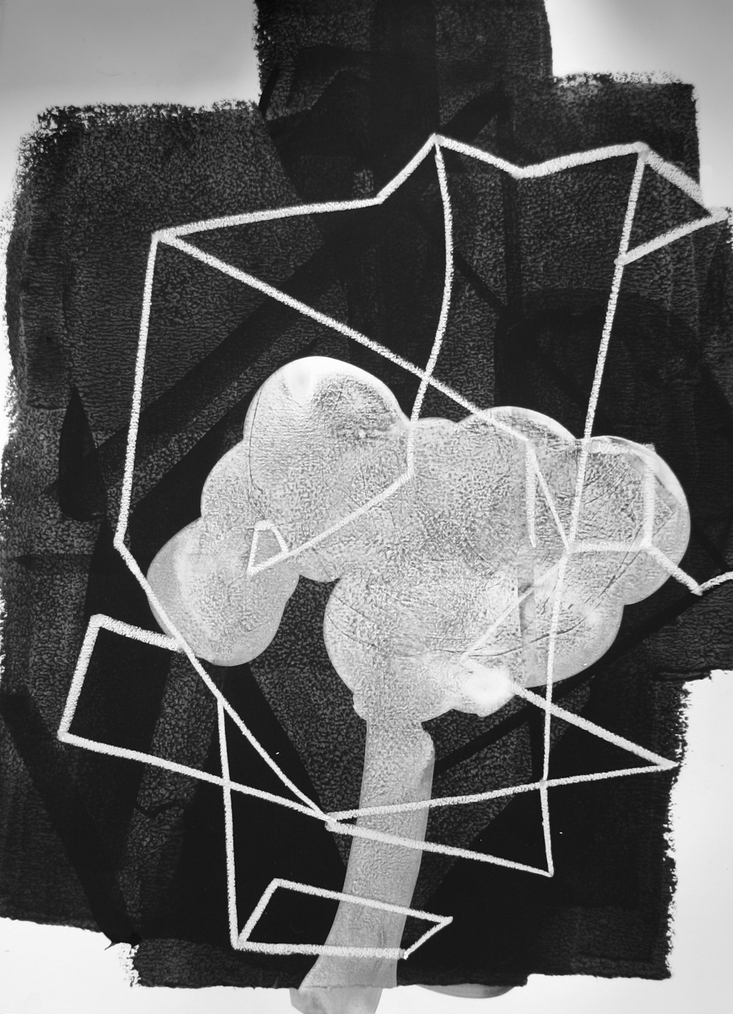 Emma Smith, HOD ,Mixed media on paper, 600 x 900mm 2014