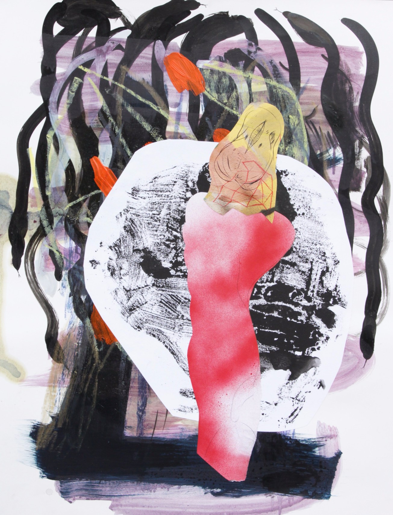 Emma Smith, Hecate, Mixed media on paper, 420 x 594 mm, 2010