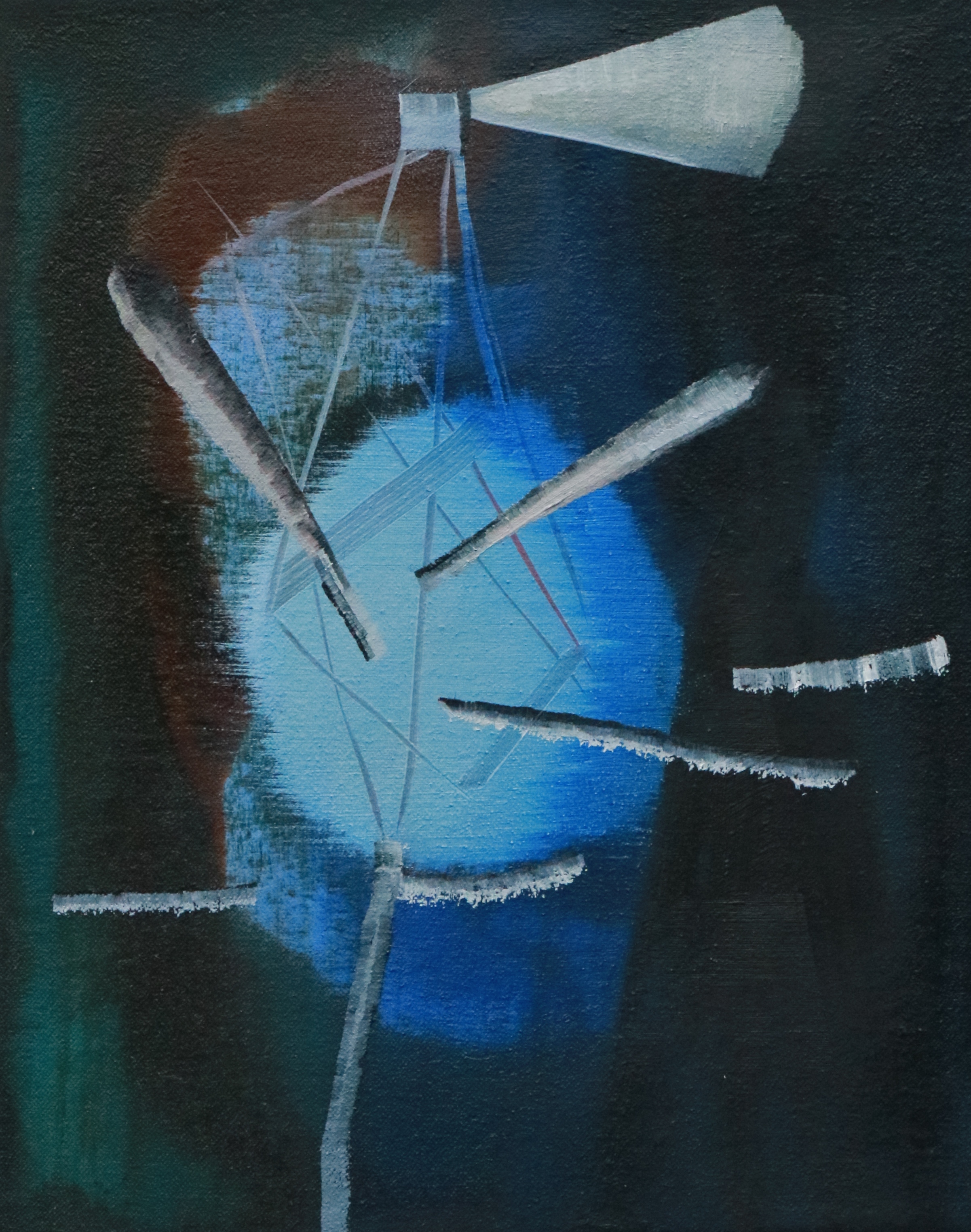 Emma Smith, Search light, Oil on canvas, 2015 Search light